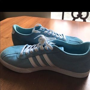 Adidas blue sneakers